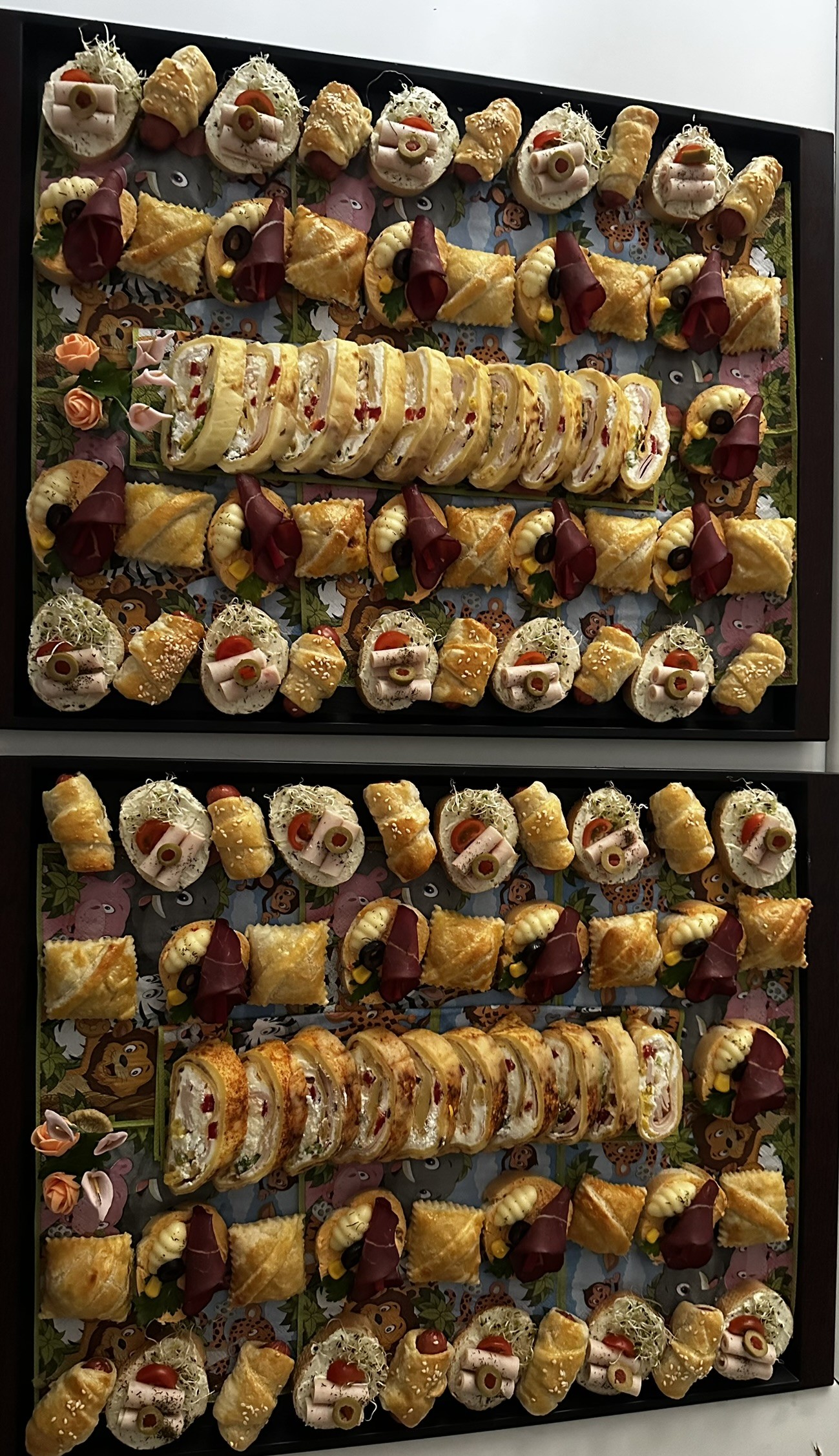 Fresh finger food assortment