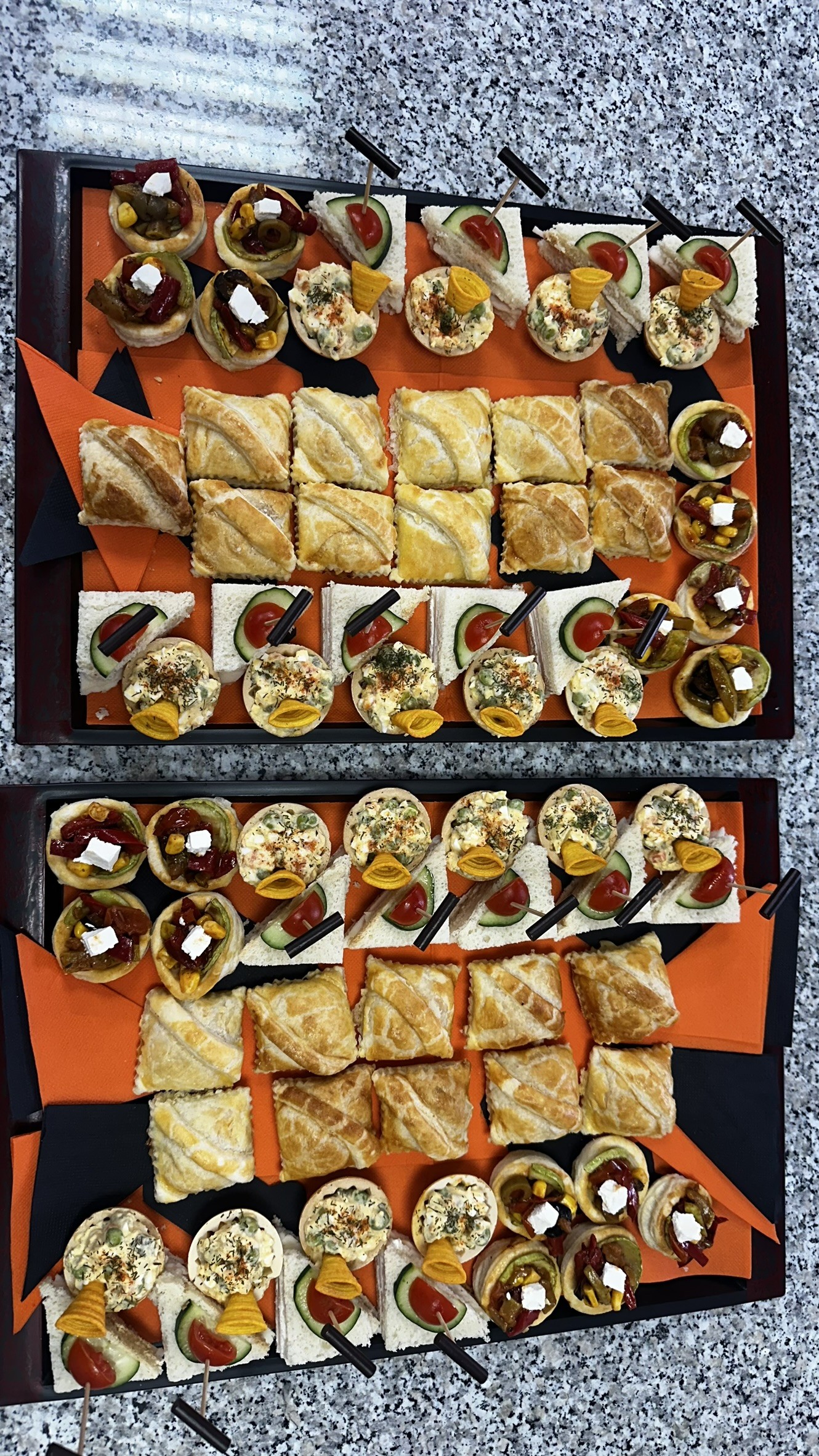 Elegant catering spread
