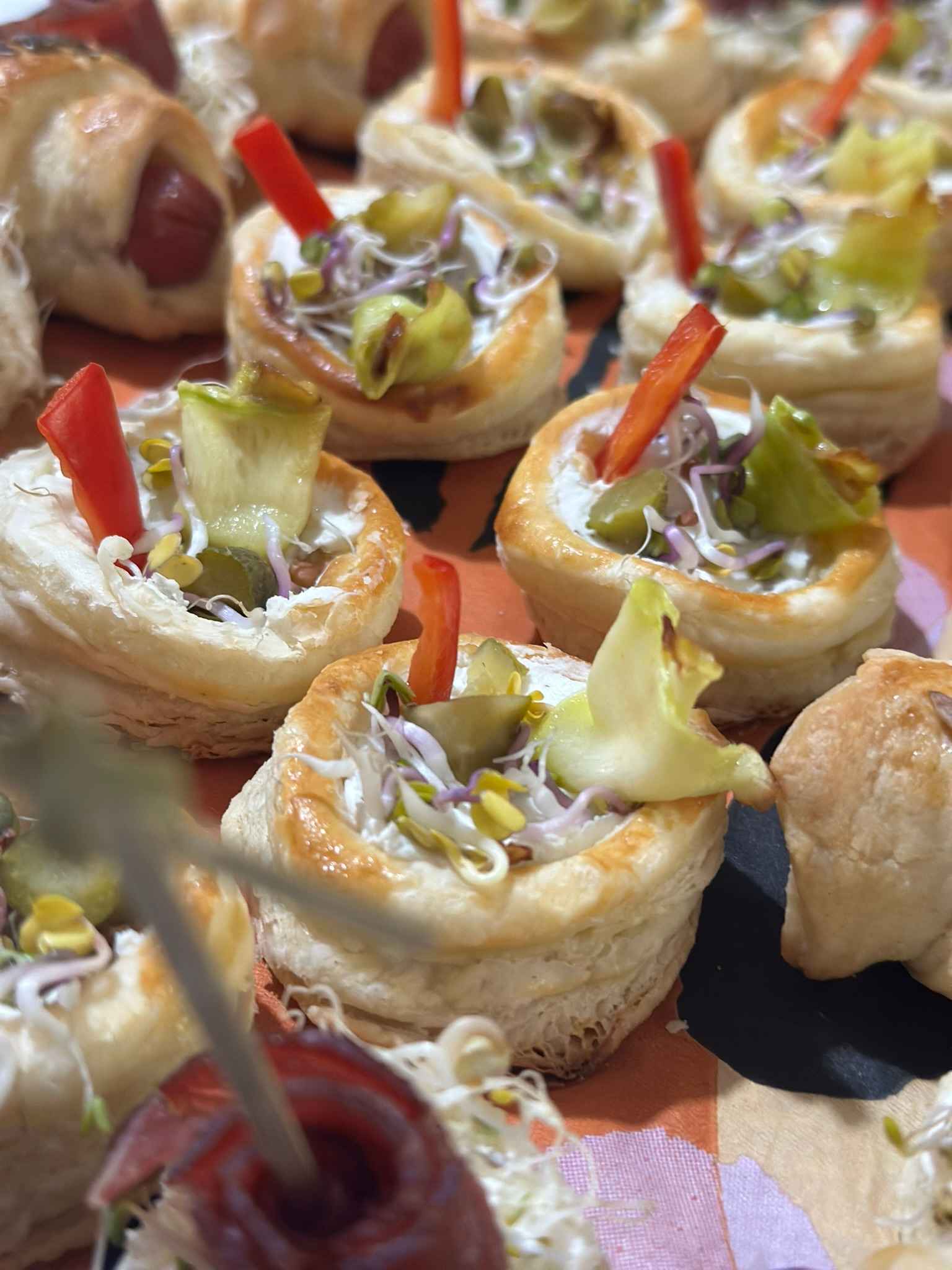 Artisanal finger food selection