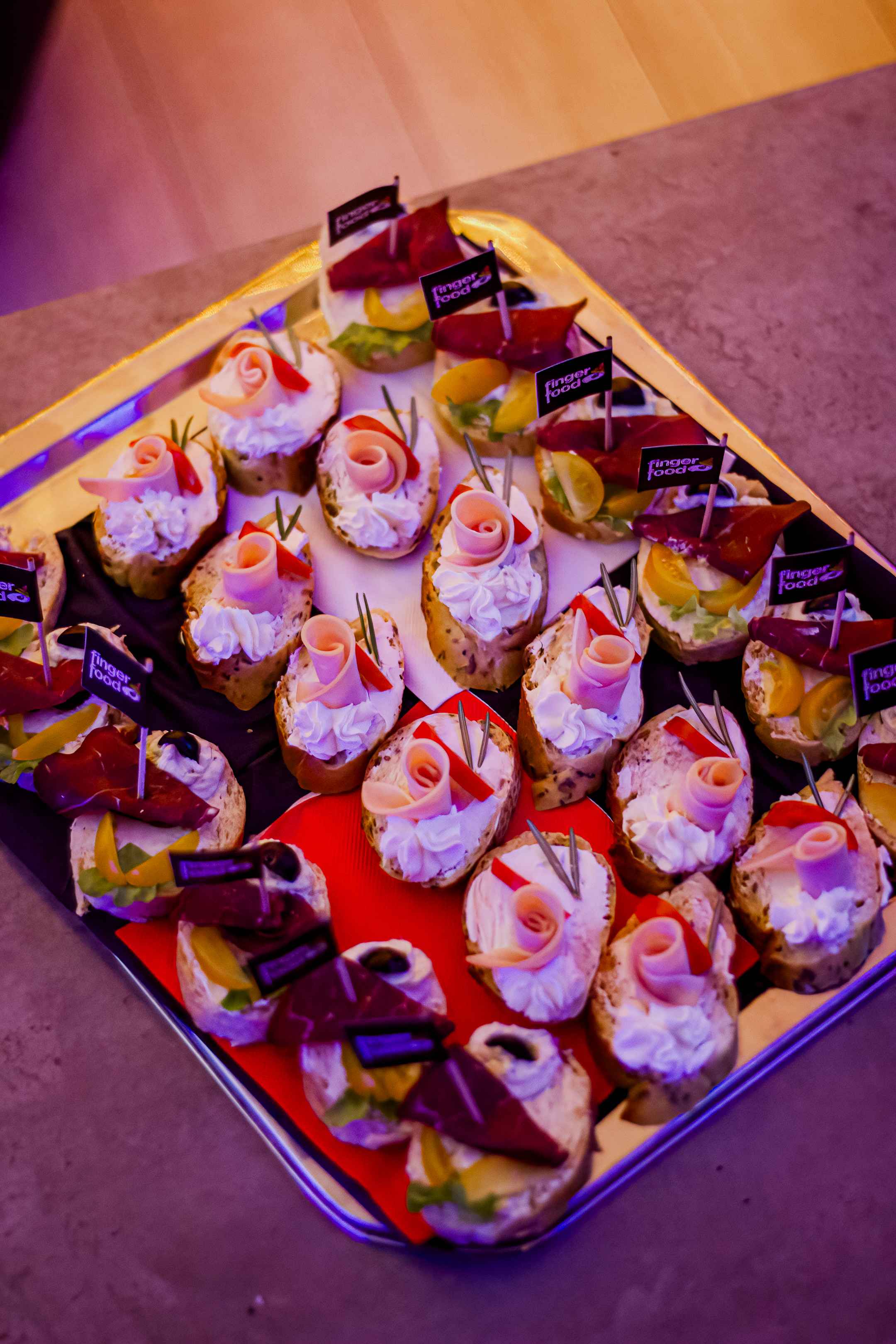 Professional food presentation