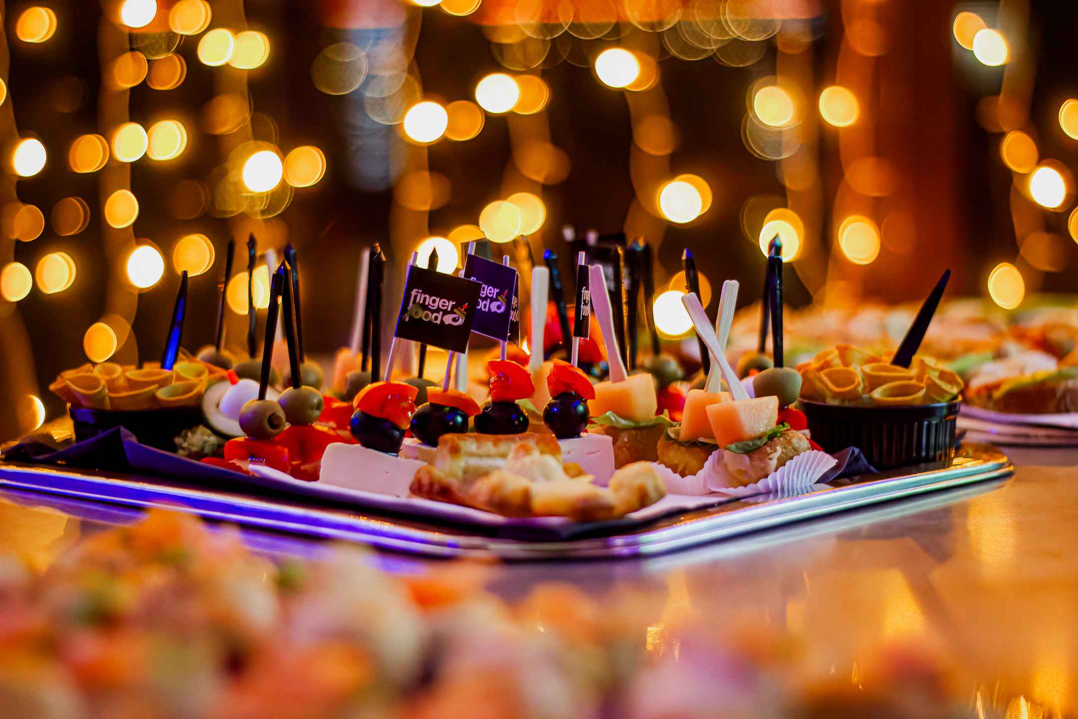 Artistic appetizer plating
