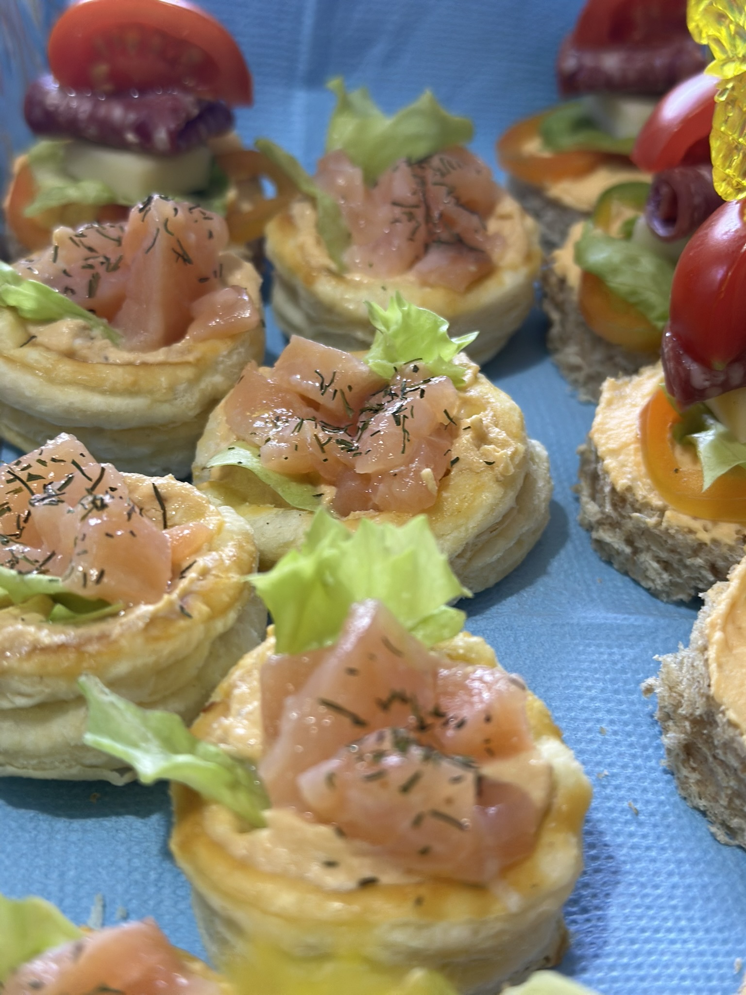 Gourmet appetizer variety