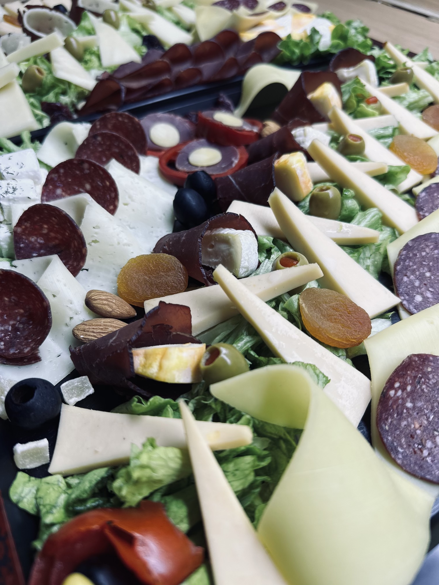 Exquisite appetizer assortment