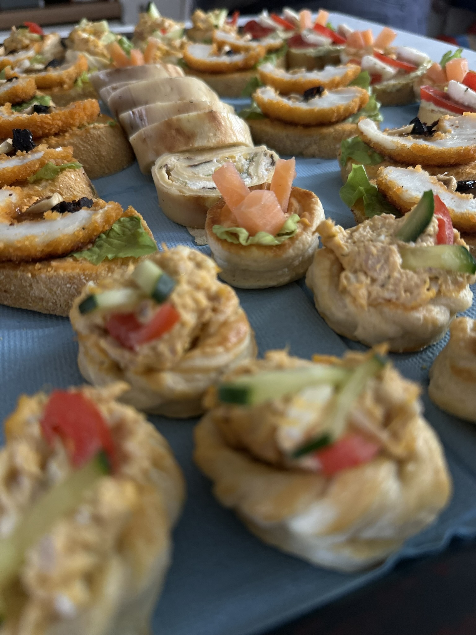 Artistic food styling