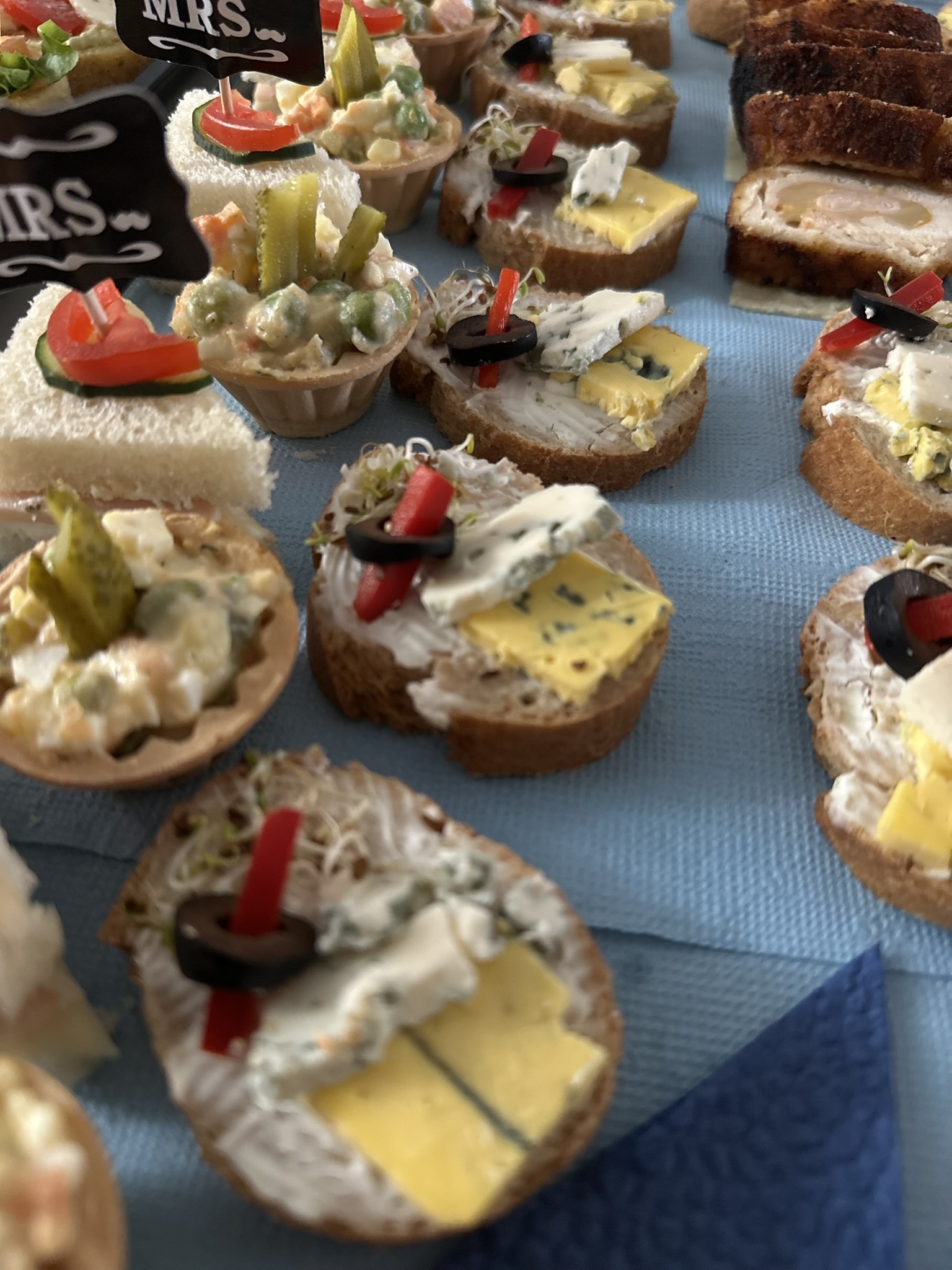Delicious appetizer spread