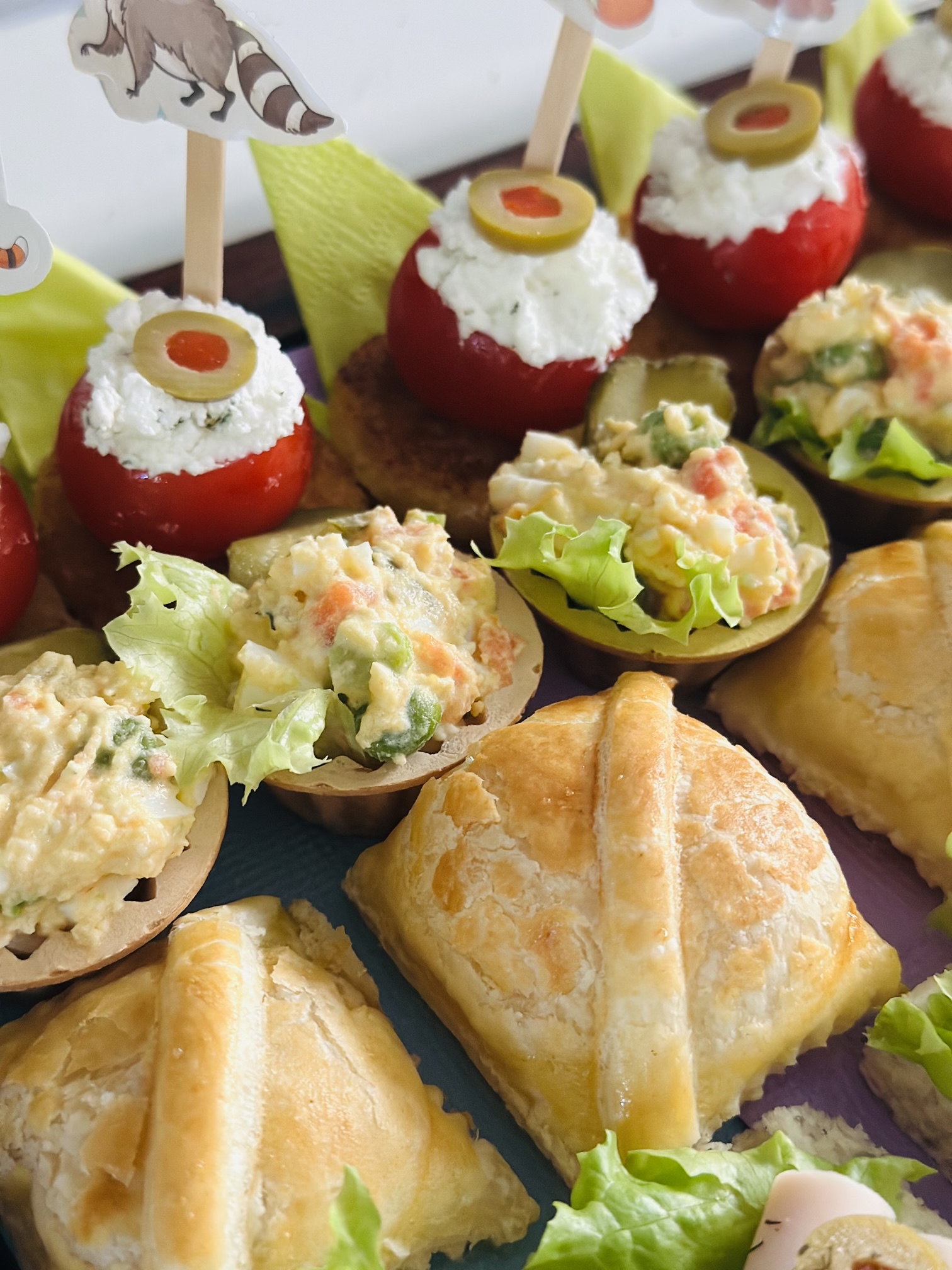 Beautiful appetizer arrangement