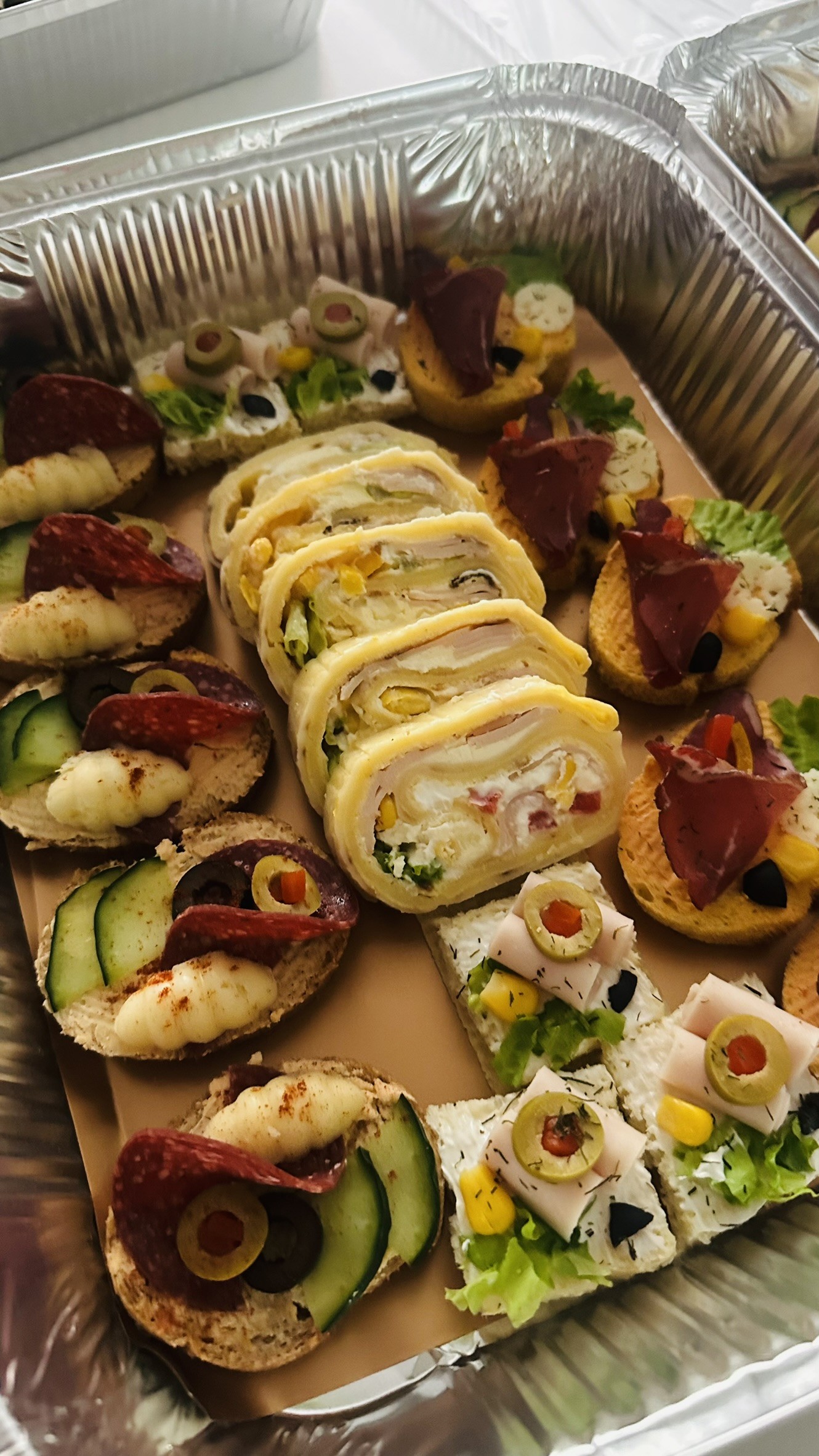 Handcrafted catering delights