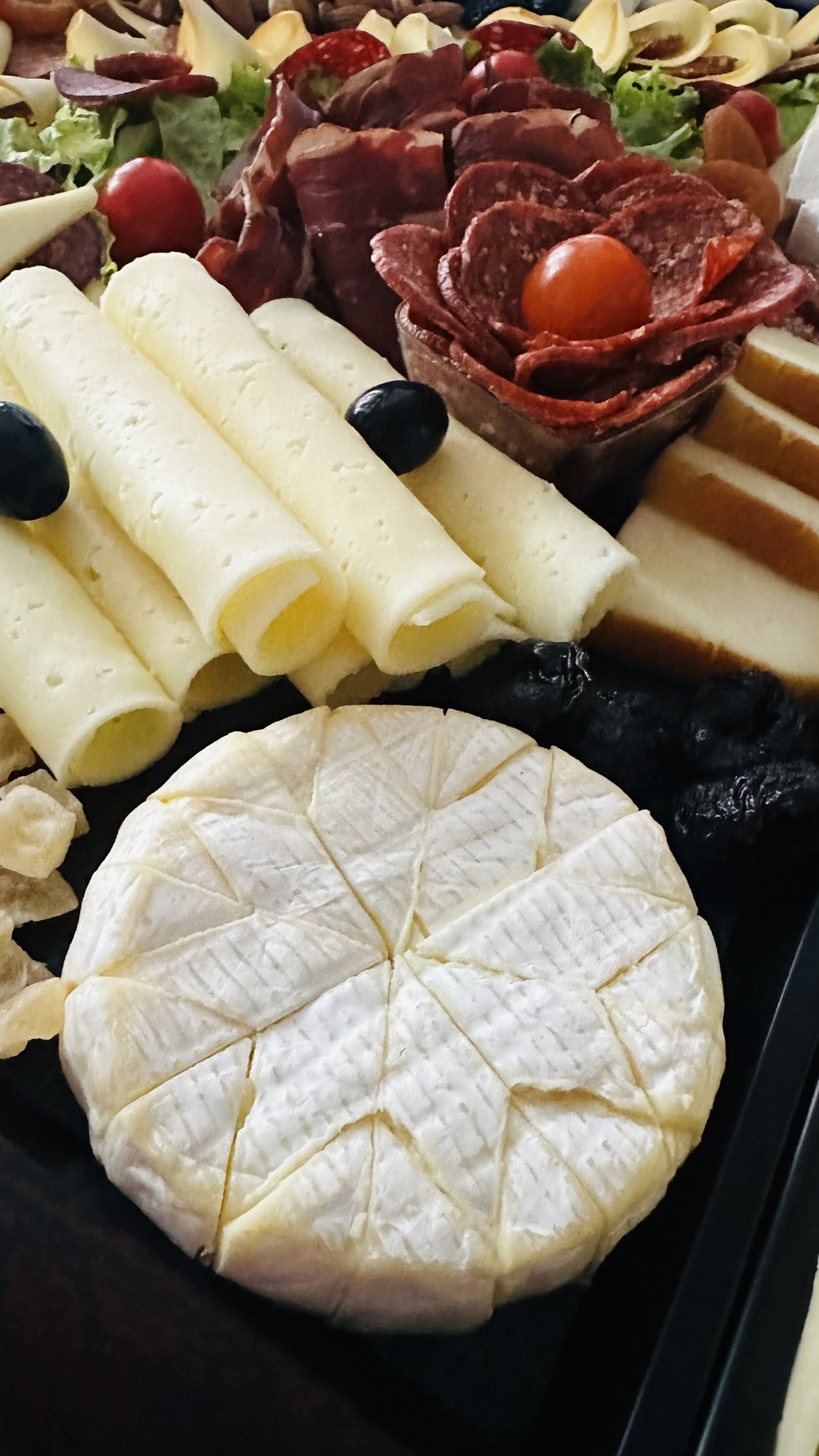 Gourmet finger food array